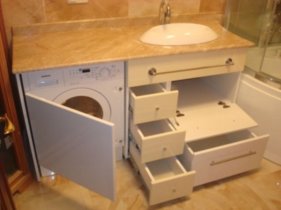 Шкафчик под раковину в ванную