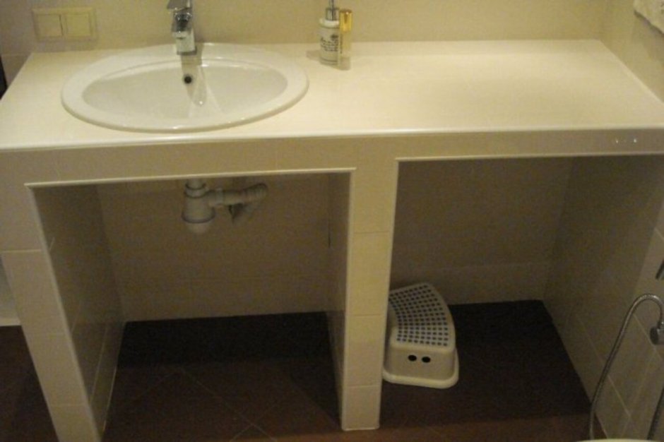 Столешница для раковины из гипсокартона