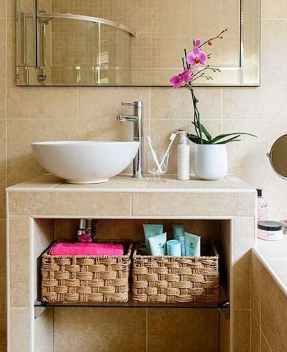 Тумба под накладную раковину лофт