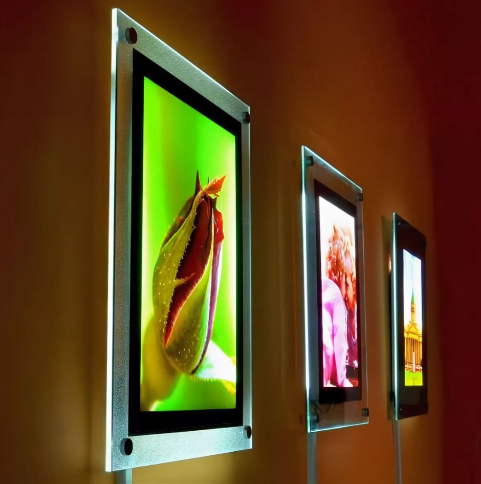 Матовое стекло с подсветкой