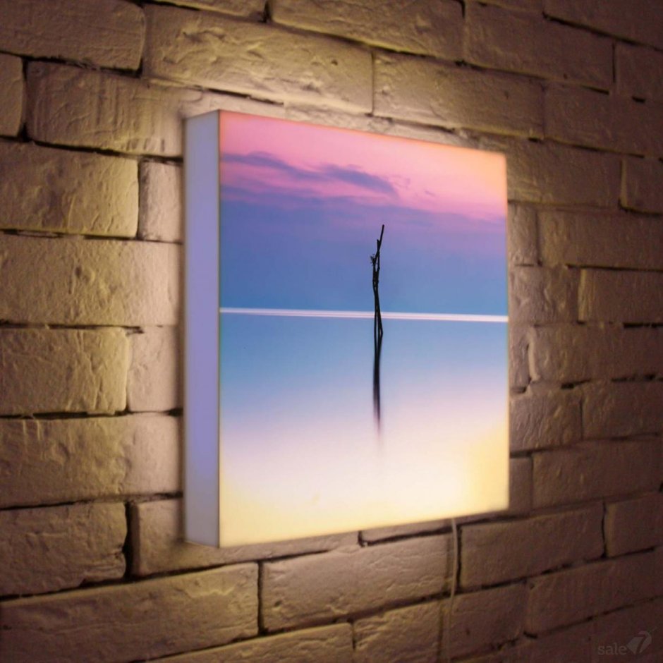 Гравировка на оргстекле с подсветкой