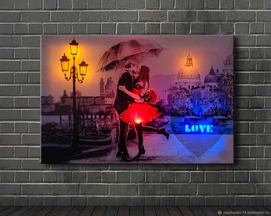 Многослойное панно с подсветкой