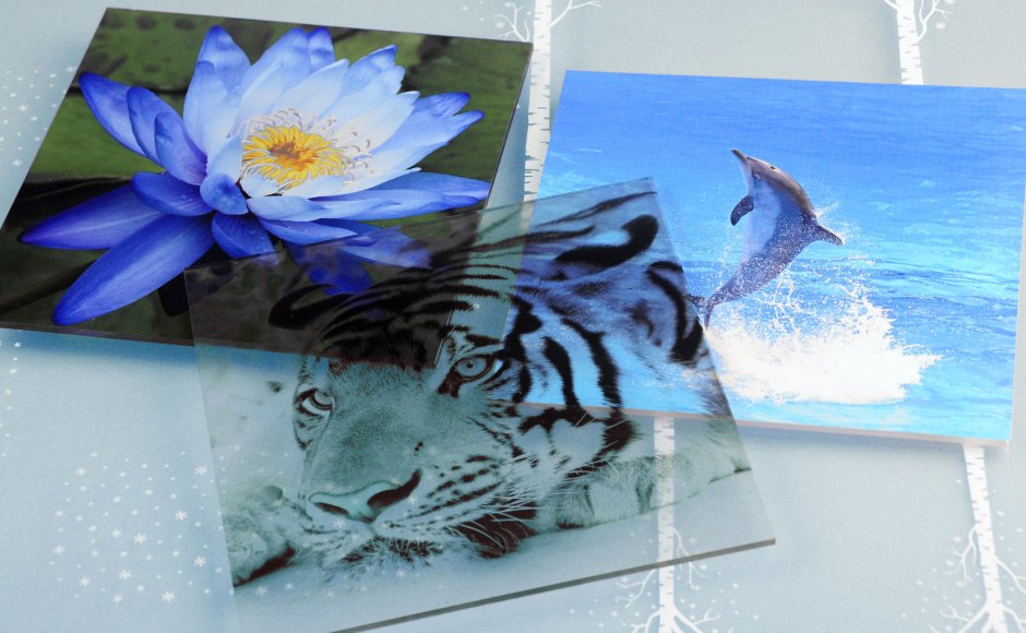 Картины на стекле с подсветкой