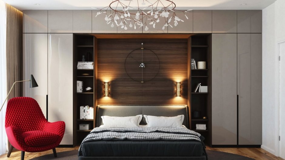 Шкаф над кроватью