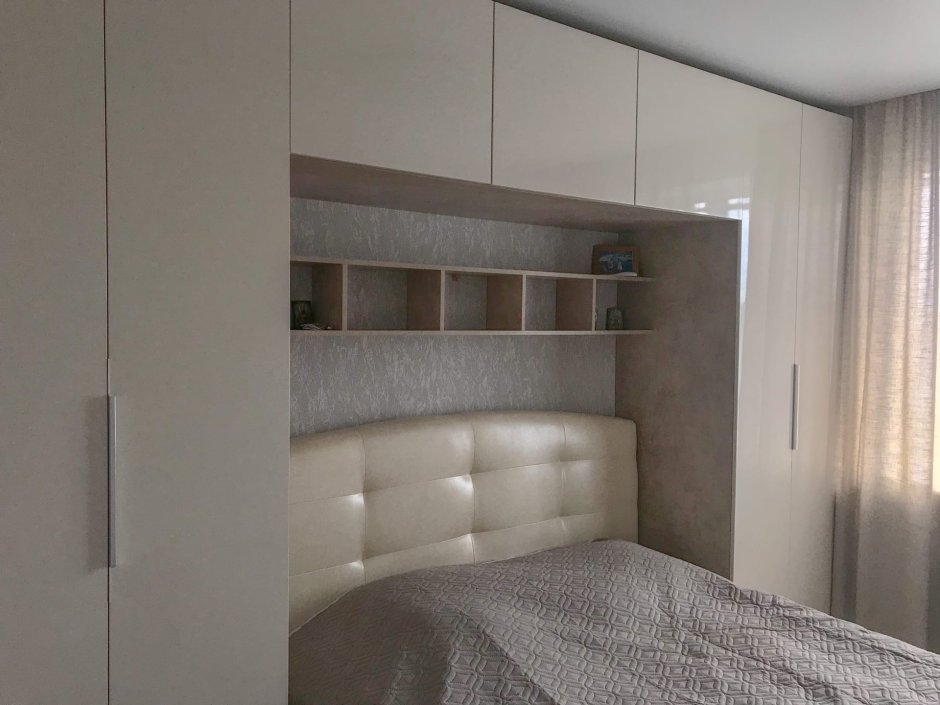 Ниши из гипсокартона в спальне