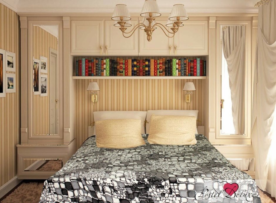 Шкаф вокруг кровати