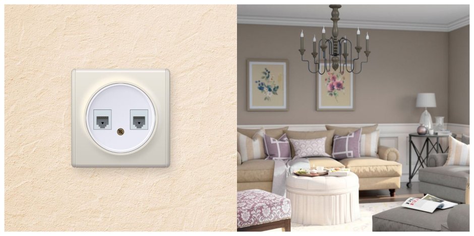 Gira Esprit белое стекло