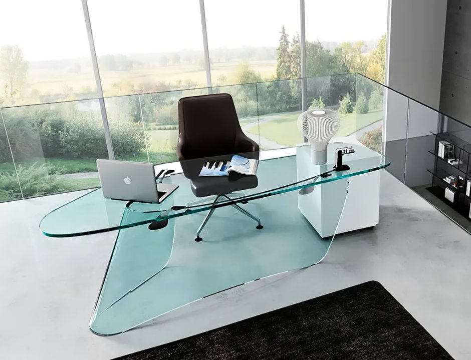 Стол письменный стекло
