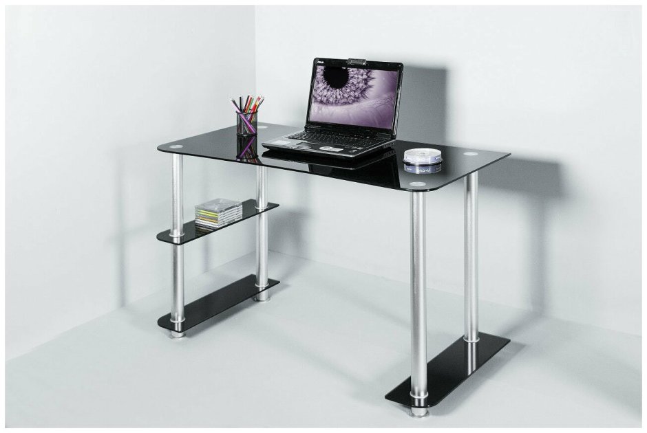 Стеклянный письменный стол