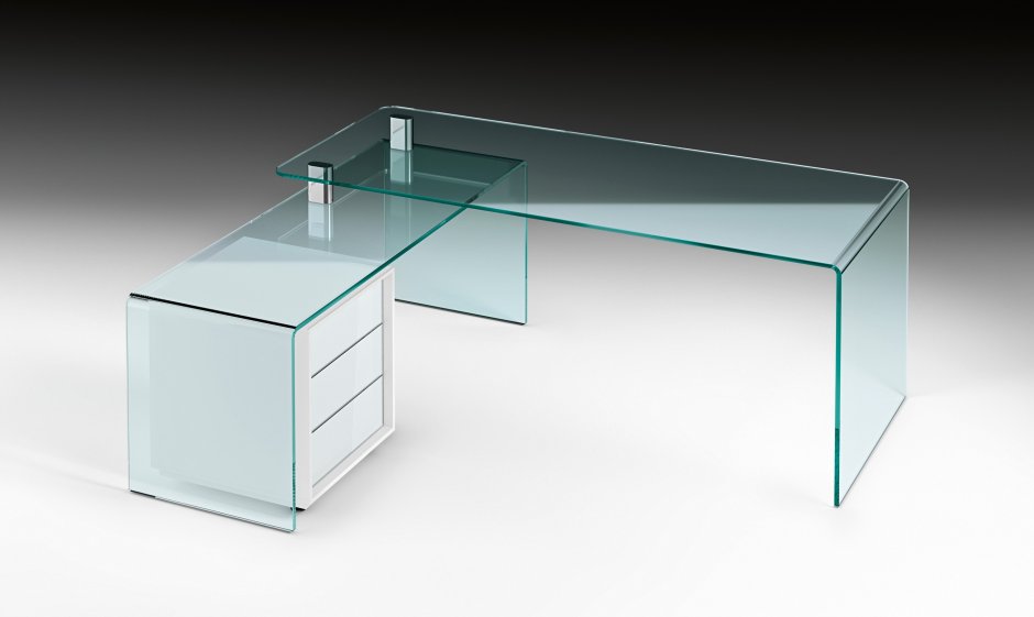 Офисный стол стекло