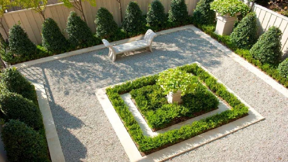 Клумбы геометрической формы