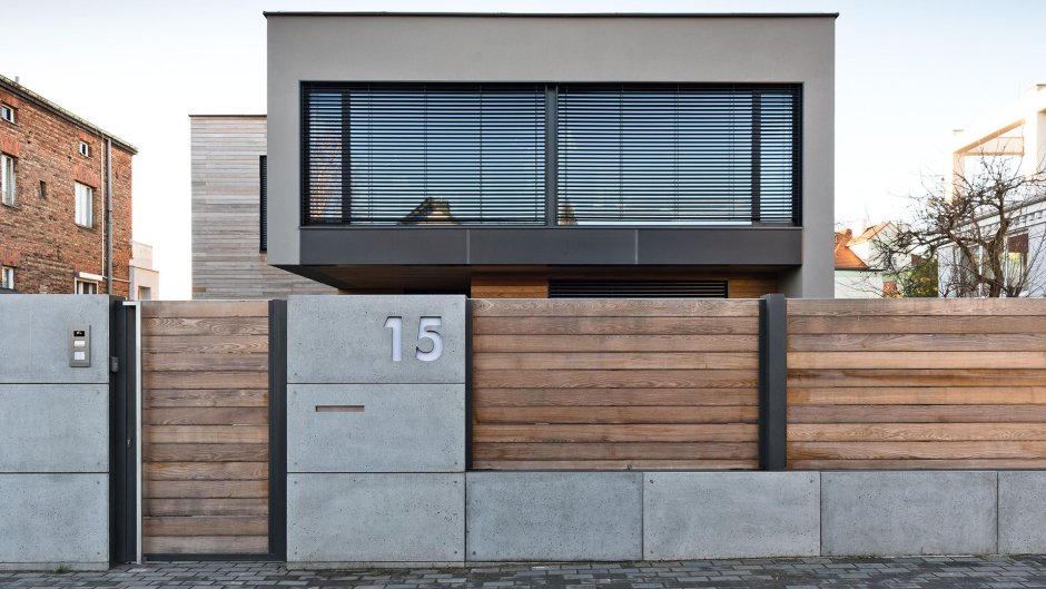 Забор в стиле лофт