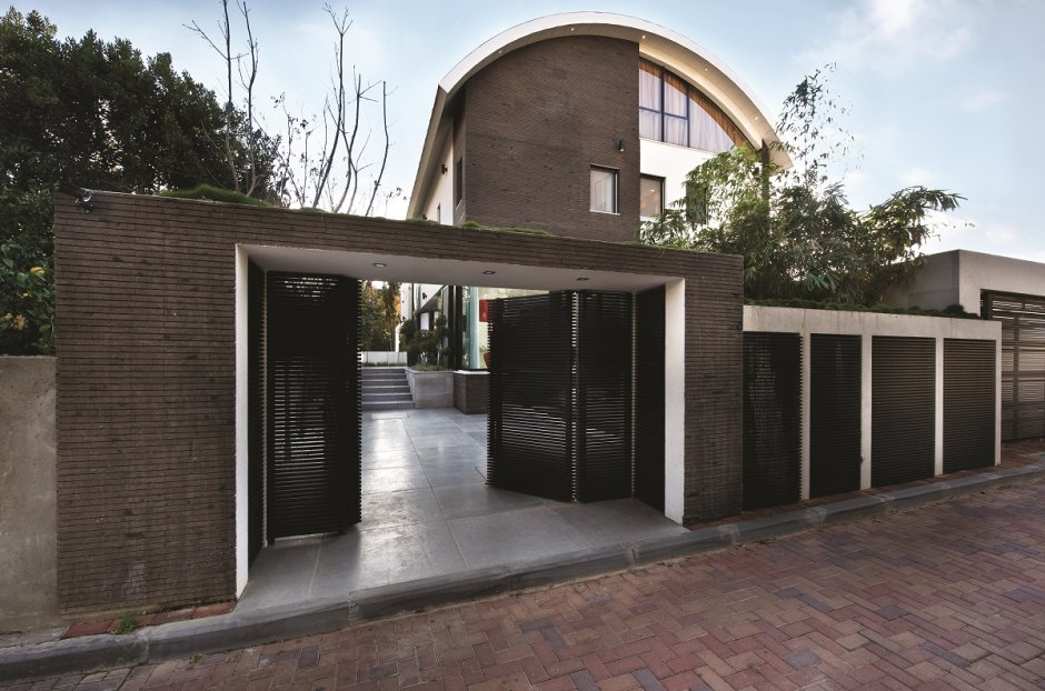 Ворота в стиле лофт