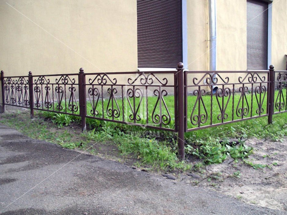 Забор для палисадника из металла