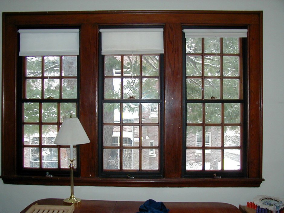 Деревянные пластиковые окна