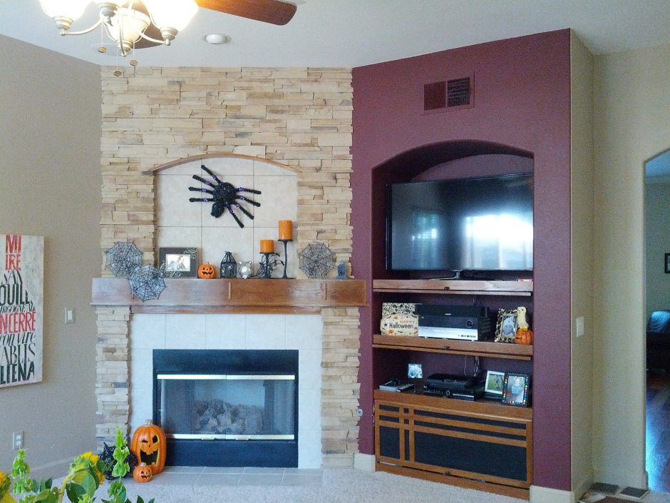 Ниши из гипсокартона в гостиной с подсветкой