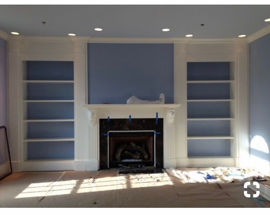 Современные камины в интерьере гостиной