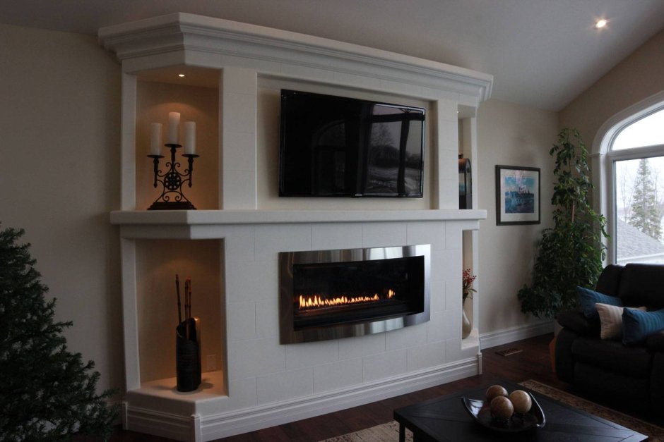Камин с телевизором