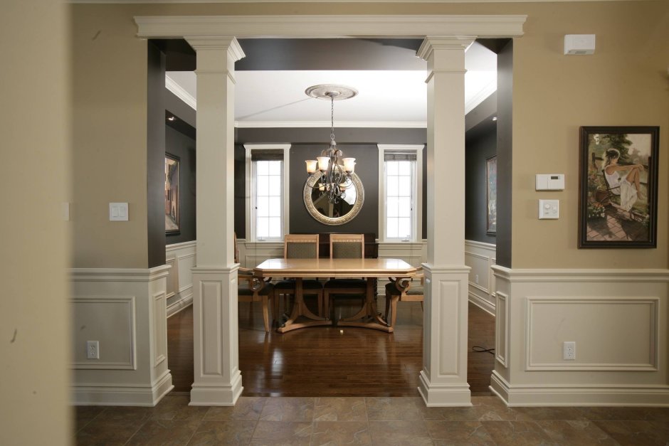 Колонны в интерьере