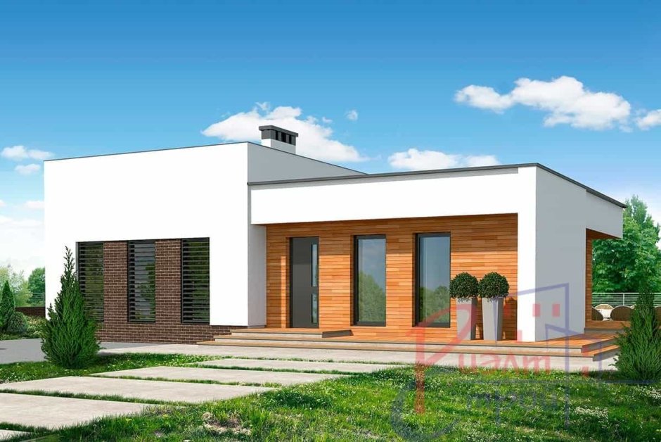 Проекты одноэтажных домов с высокими потолками