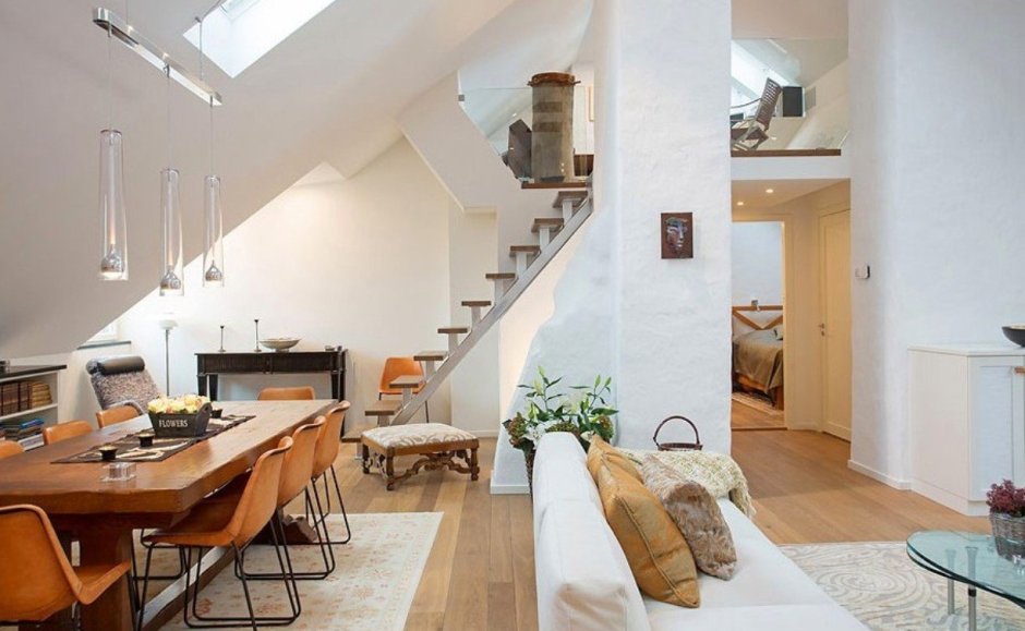 Квартира с мансардой