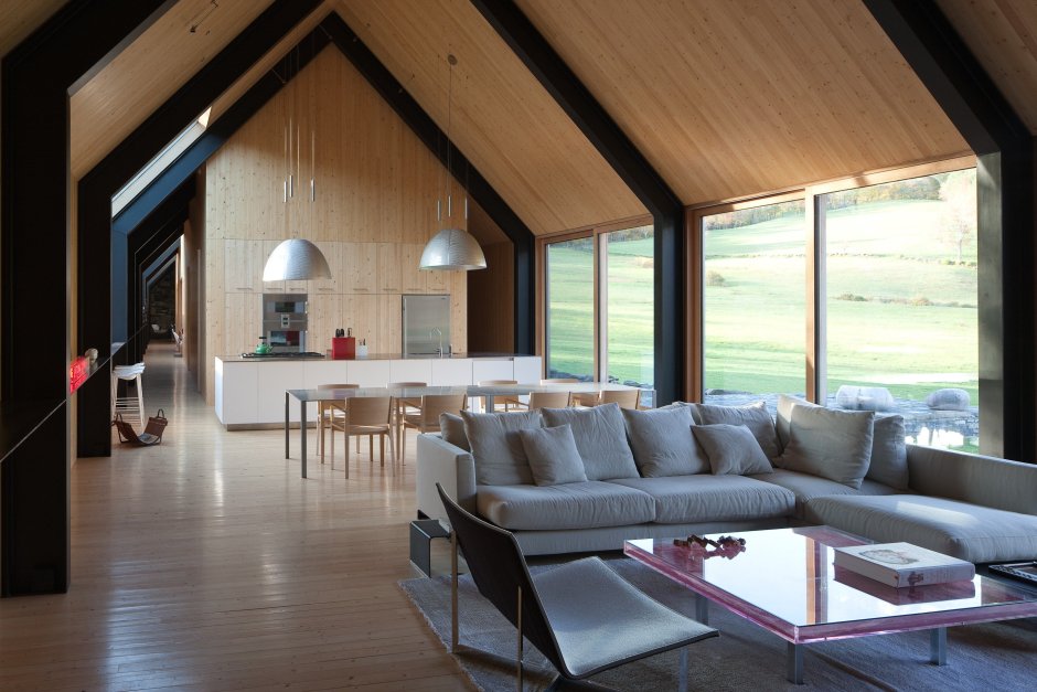 Барнхаус интерьер