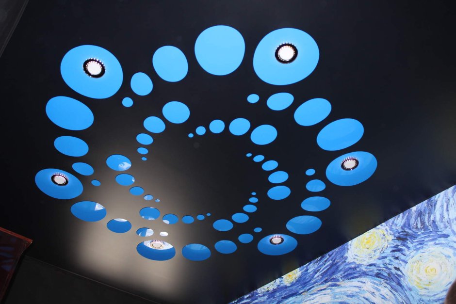 Натяжные потолки палитра цветов