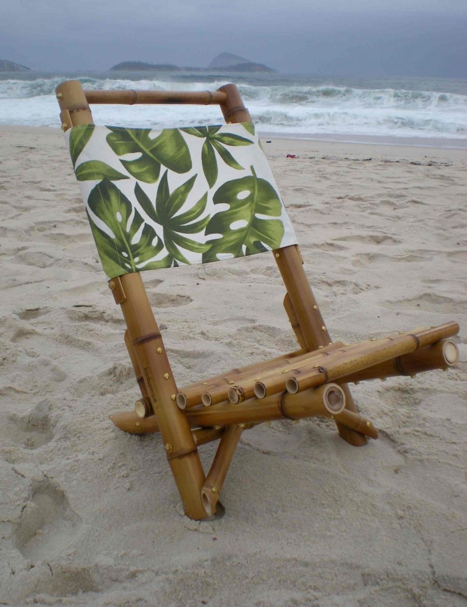 Пляжная мебель из бамбука