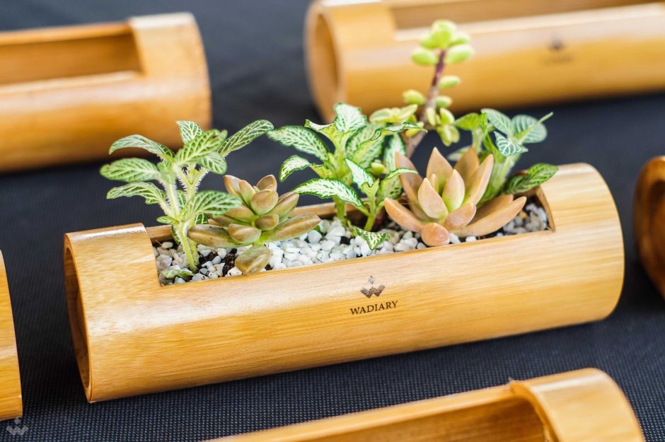 Декор для сада из бамбука