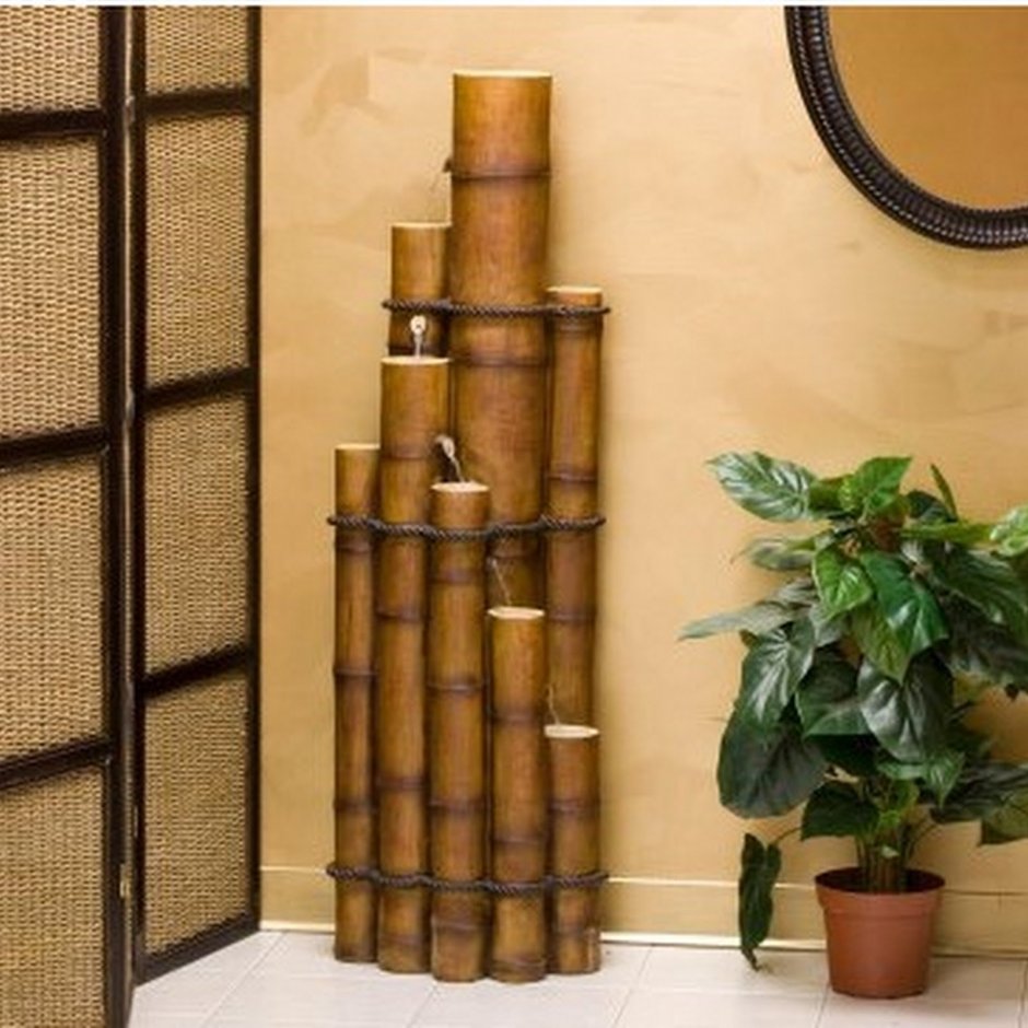 Декор из бамбука