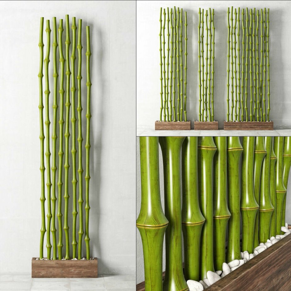 Бамбуковые стебли для декора