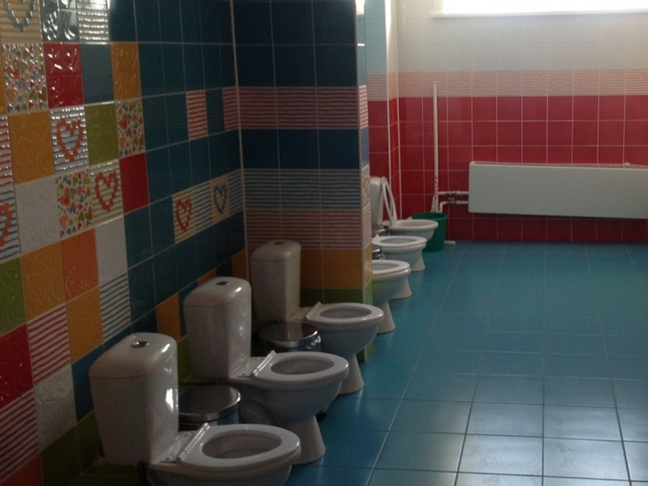 Туалет в детском саду