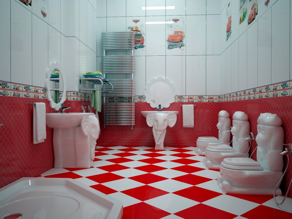 Санузел в детском саду