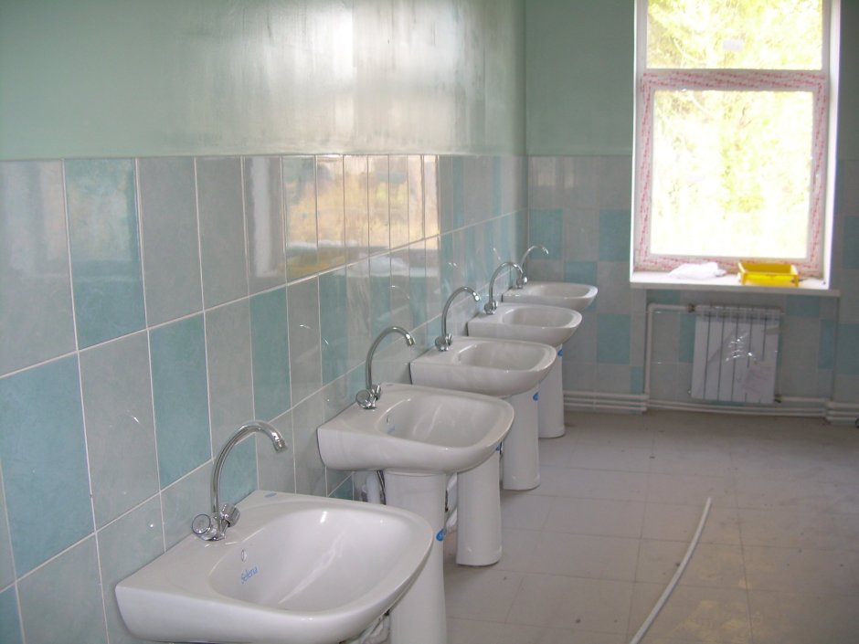 Санузел туалет в детском саду