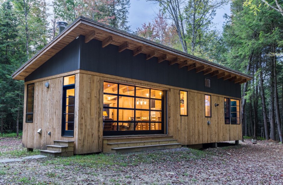 Barn House с односкатной крышей