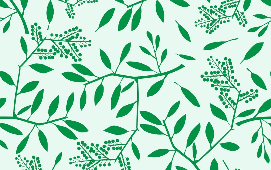 Паттерн листья