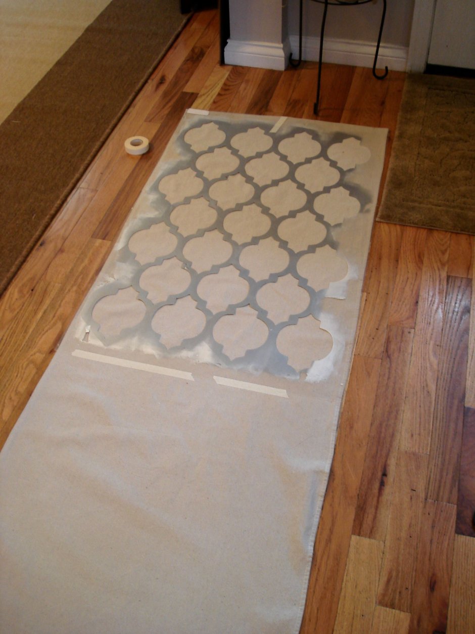 Коврик из линолеума