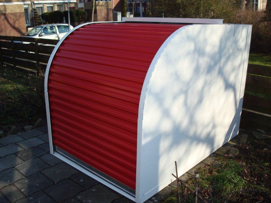 Гараж Ракушка для мотоцикла