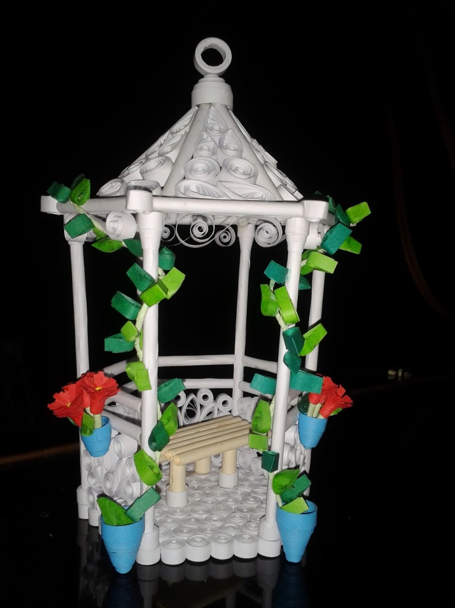 Беседка из квиллинга