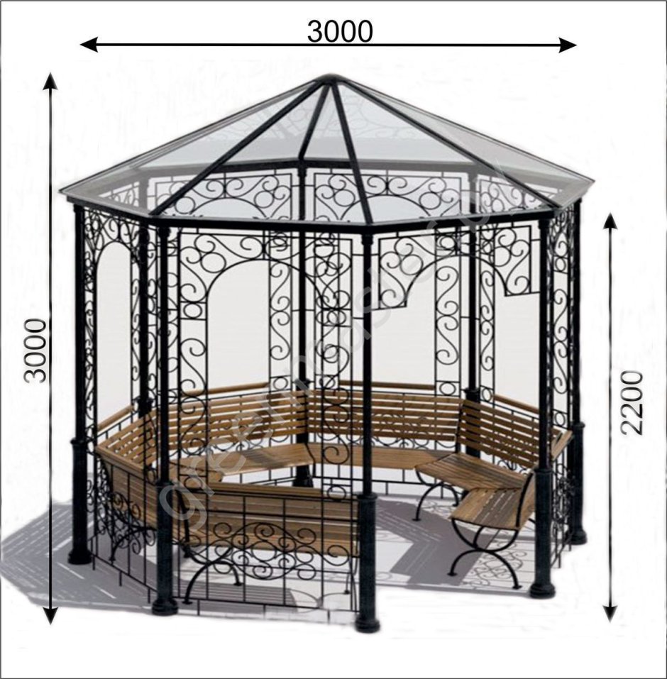 Развертка храма для макета