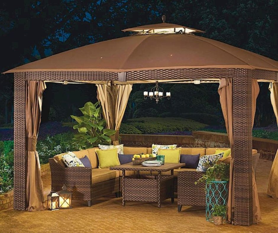 Беседка стиль Тюдор