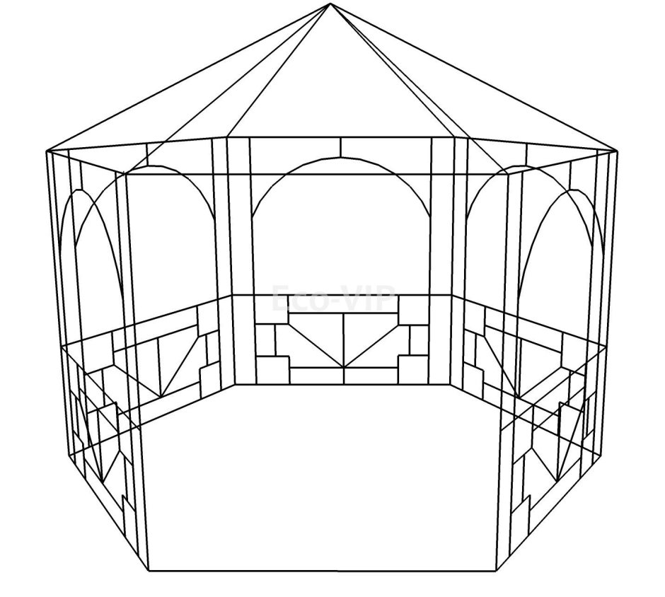 Пергола шпалера Камчатская