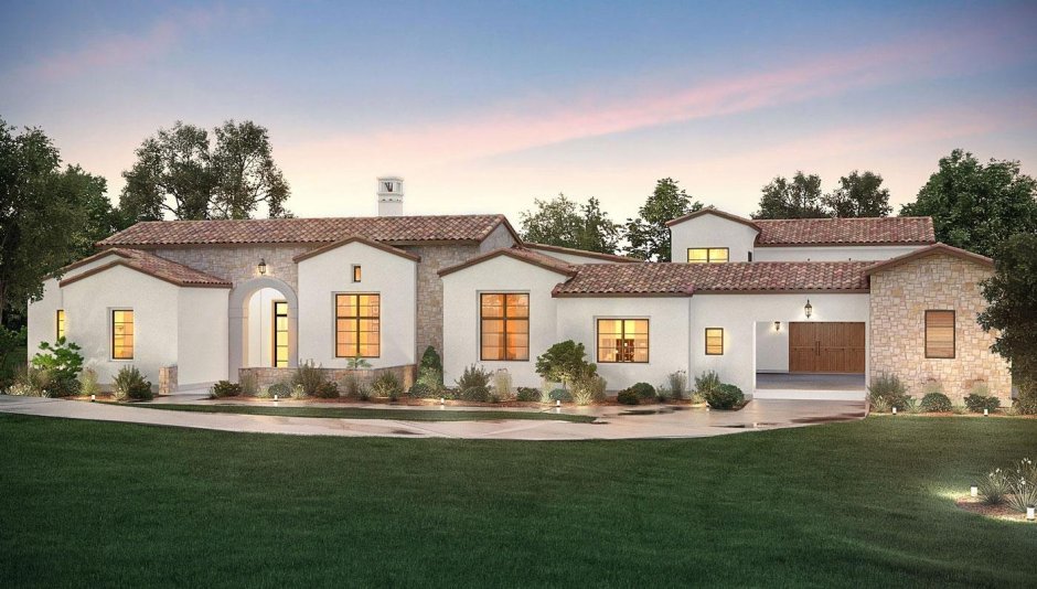 Одноэтажный сельский дом в Испании