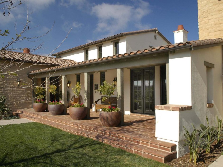 Одноэтажные дома в итальянском стиле