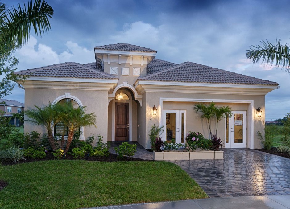 Средиземноморский стиль в Греции фасад