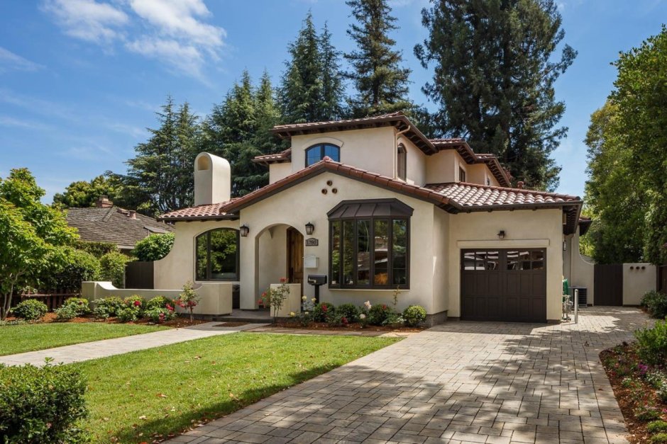 Одноэтажные дома в итальянском стиле