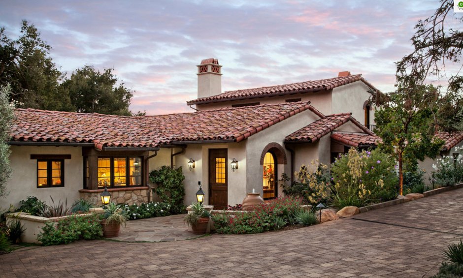 Одноэтажная вилла в средиземноморском стиле