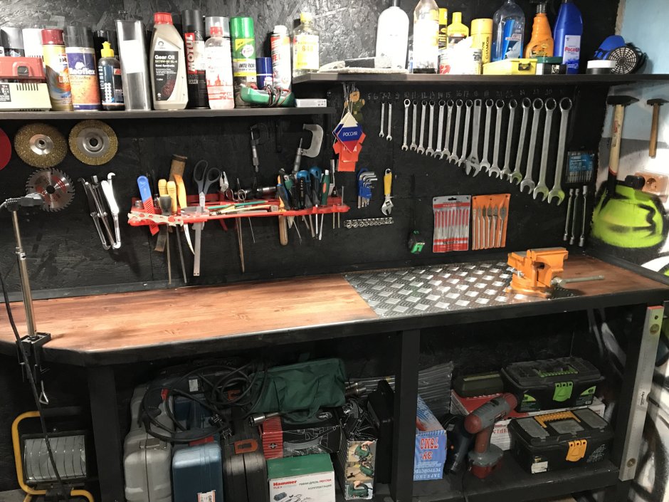 Система хранения вещей в гараже