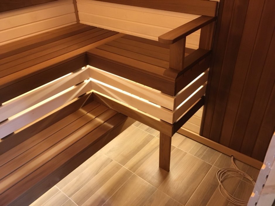 Полки в бане