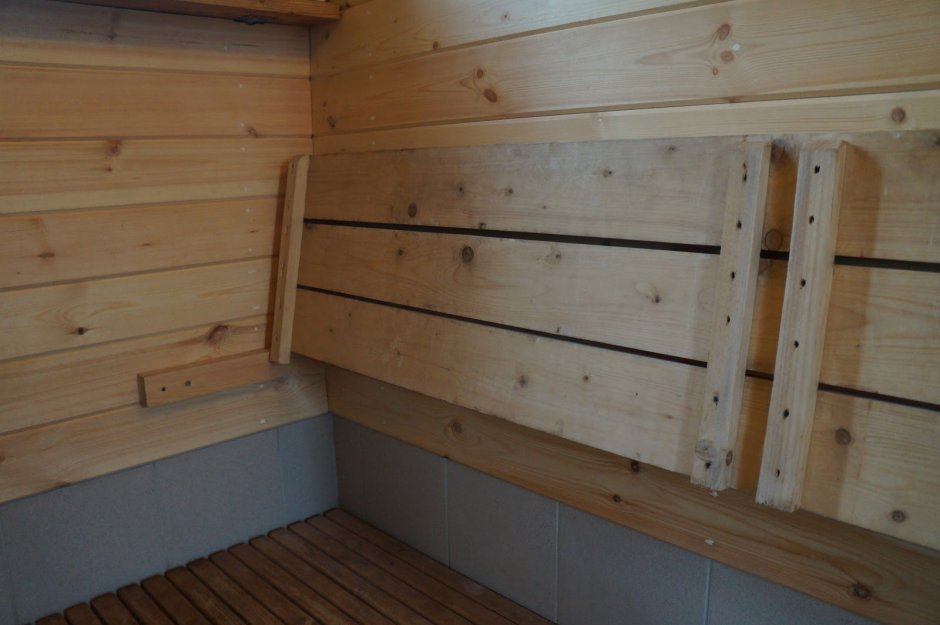 Парилка с парильным столом